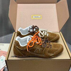 New Balance X Miu Miu 530 Suede Sneakers